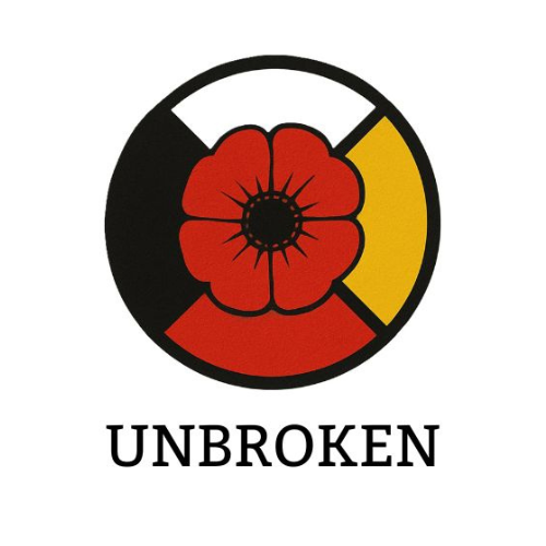 Billy Bishop Museum logo with a paintbrush